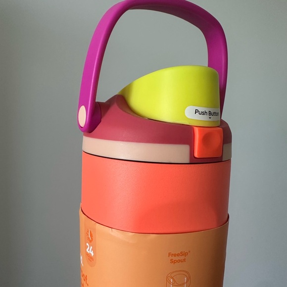 Owala 30 oz FreeSip Sway Water Bottle seasonal color - Neon nectar - Picture 1 of 8